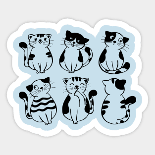 Cute Cats Sticker